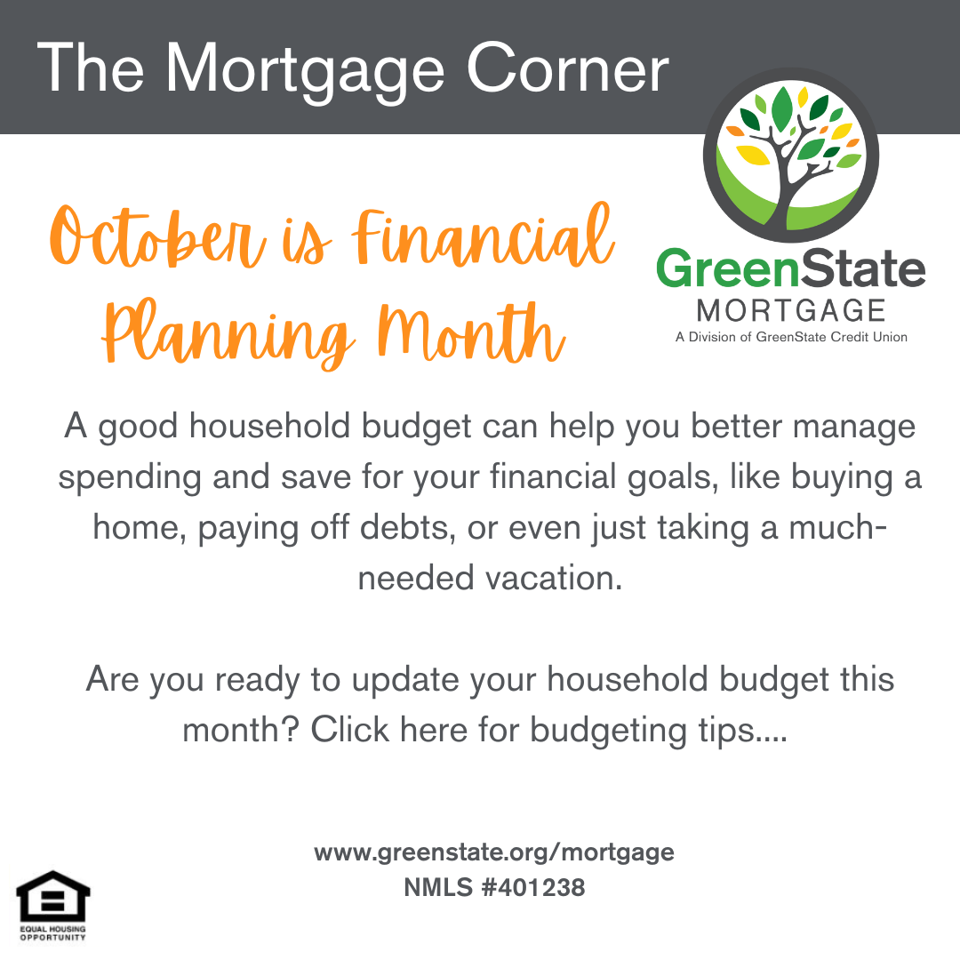October is Financial Planning Month | Greenstate Credit Union
